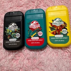 Hand Sanitizer Spray Trio - Black, Green, Yellow